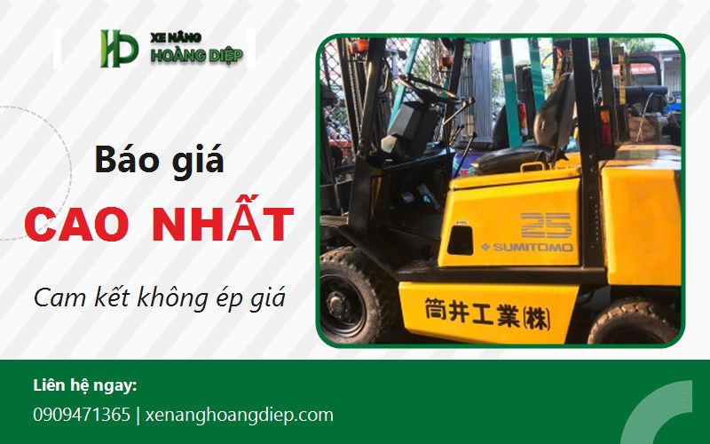 thu mua xe nâng cũ giá cao thanh toán ngay